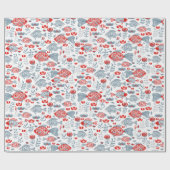 Modern vissenpatroon cadeaupapier (Vlak)