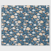 Modern vissenpatroon cadeaupapier (Vlak)