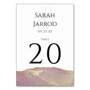 Modern Viva Magenta Wedding Kaart