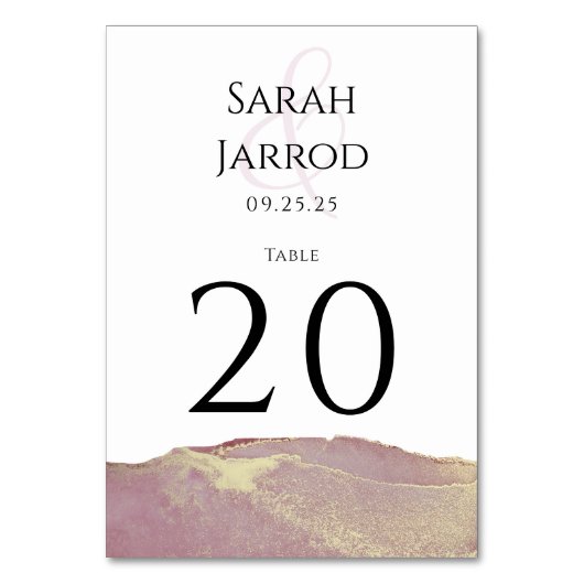 Modern Viva Magenta Wedding Kaart (Voorkant)