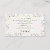 Modern voedingsdeskundige Visitekaartje (Achterkant)