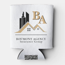 Modern Voeg je eigen Logo Professional Black Gold Blikjeskoeler