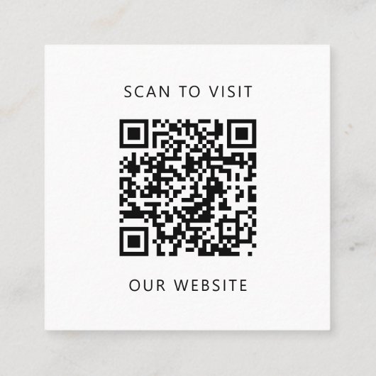 Modern Voeg je eigen Logo Professional Black Gold  Vierkante Visitekaartje (Achterkant)