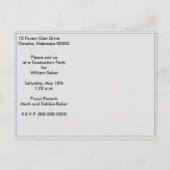 Modern Voeg uw foto toe Afstuderen fotokaart Uitnodiging Briefkaart (Achterkant)