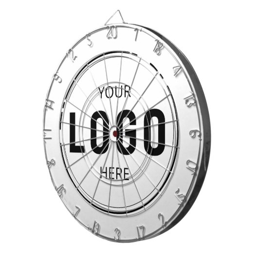 Modern Voeg uw Logo Business Company Branded toe Dartbord (Voorkant Rechts)