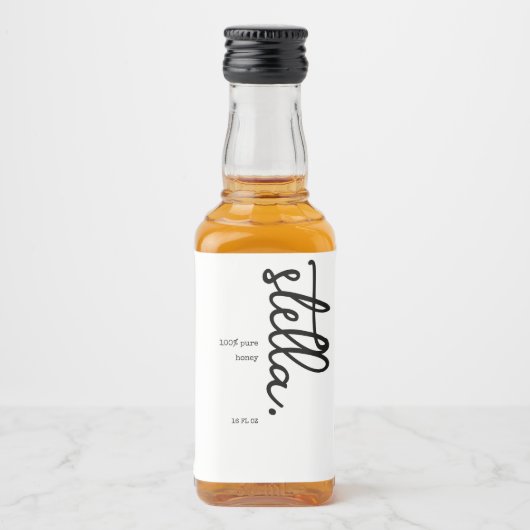 Modern Voeg uw merknaam Product Label toe Likeurfles Etiket (Voorkant)