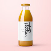 Modern Voeg uw merknaam Product Label toe Likeurfles Etiket