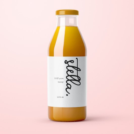 Modern Voeg uw merknaam Product Label toe Likeurfles Etiket