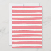 Modern voetafdruk Sip en zie partijuitnodiging Kaart (Achterkant)