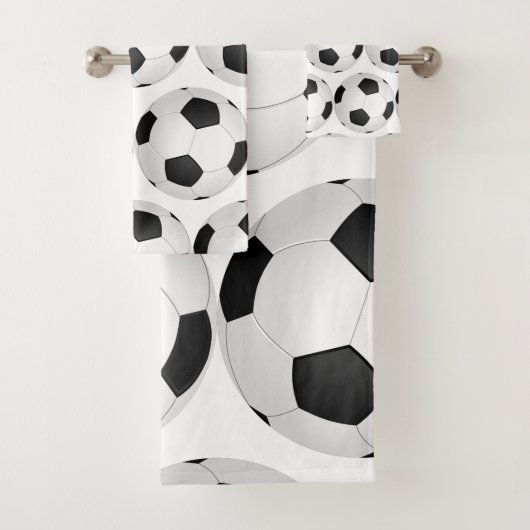 modern voetbal bad handdoek (Insitu)