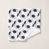 modern voetbal bad handdoek (Wasdoekje)