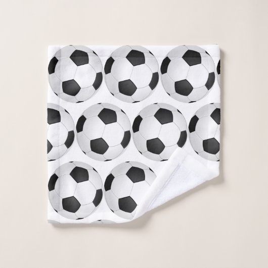 modern voetbal bad handdoek (Wasdoekje)