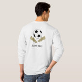 Modern Voetbal Cleats Ball T-shirt (Achterkant volledig)