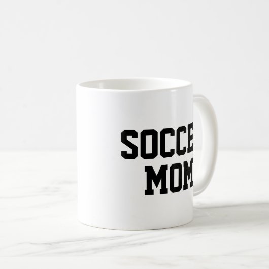 Modern Voetbal Mum Trendy Football Coach Mok (Voorkant rechts)