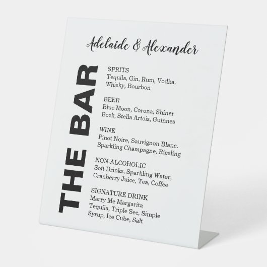 modern voetstuk reclamebord met voetstuk (Voorkant)