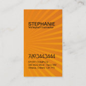 Modern Volleyball-Visitekaartjes Visitekaartje (Achterkant)