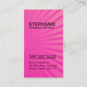 Modern Volleyball-Visitekaartjes Visitekaartje (Achterkant)