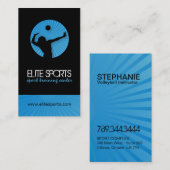 Modern Volleyball-Visitekaartjes Visitekaartje (Voorkant / Achterkant)