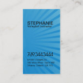 Modern Volleyball-Visitekaartjes Visitekaartje (Achterkant)