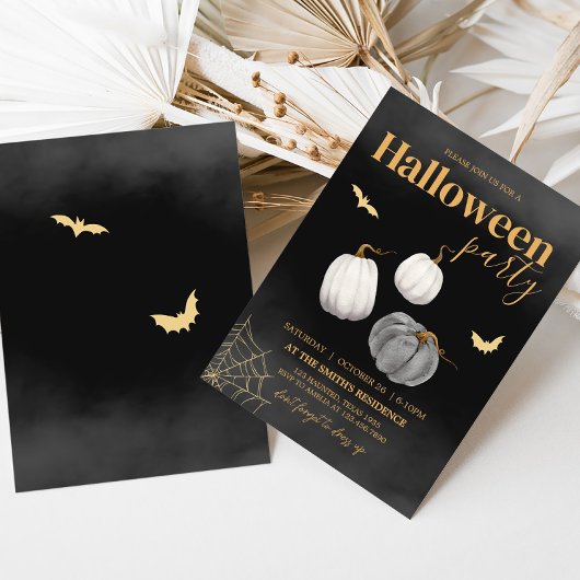 Modern Volwassen Halloween Feest Kaart