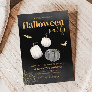 Modern Volwassen Halloween Feest Kaart