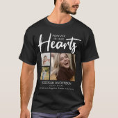 Modern voor altijd in ons hart | Begrafenis T-shirt (Voorkant)