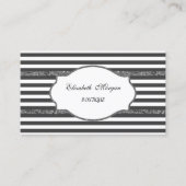 Modern voorlopig gestreept visitekaartje (Voorkant)