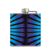 Modern Vortex met Initiaal Heupfles (Achterkant)