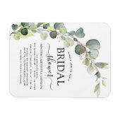 Modern Vrijgezellenfeest Botanische Eucalyptus Boh Magneet (Horizontaal)