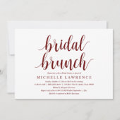 Modern Vrijgezellenfeest Brunch Celebration Invita Kaart (Voorkant)
