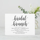 Modern Vrijgezellenfeest Brunch Celebration Kaart (Staand voorkant)