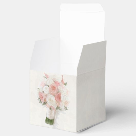 Modern Vrijgezellenfeest Engels Roos Typografie Fa Bedankdoosjes (Geopend)