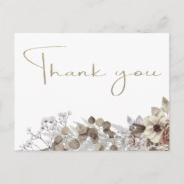 Modern Vrijgezellenfeest Hartelijk dank Briefkaart