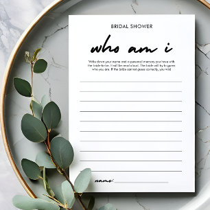 Modern Vrijgezellenfeest Memory Game Kaart