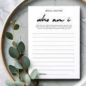 Modern Vrijgezellenfeest Memory Game Kaart