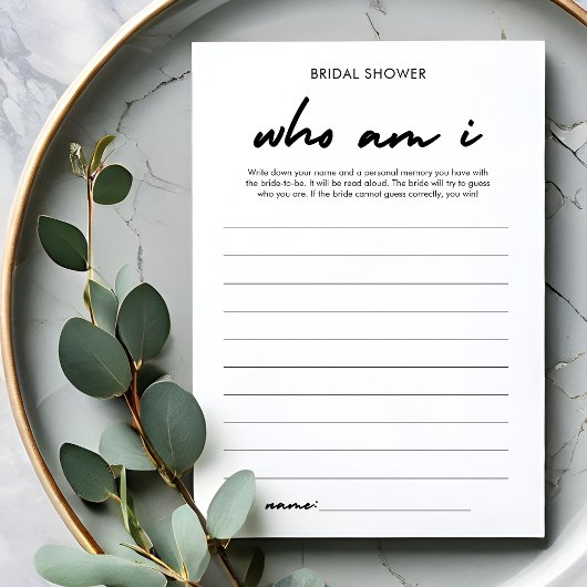 Modern Vrijgezellenfeest Memory Game Kaart