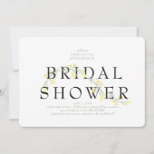 Modern Vrijgezellenfeest met gematigde geelbloem Kaart (Voorkant)