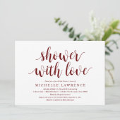 Modern Vrijgezellenfeest met liefdesfeestdag Kaart (Staand voorkant)