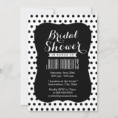 Modern Vrijgezellenfeest met zwarte en witte poold Kaart (Voorkant)