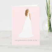 Modern Vrijgezellenfeest roze gefeliciteerd Kaart (Voorkant)