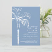 Modern Vrijgezellenfeest van de tropische palmboom Kaart (Staand voorkant)