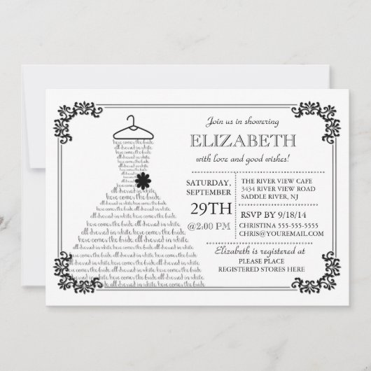 Modern Vrijgezellenfeest van het Bruggengraat Kaart (Voorkant)