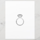 Modern Vrijgezellenfeest Vind de gast bingo spel (Achterkant)