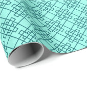 Modern vrolijk ambachtsman sprankelend verjaardags cadeaupapier (Rol Hoek)