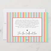 Modern vrolijk en helder minimaal 1 kleurrijke fot feestdagenkaart (Achterkant)