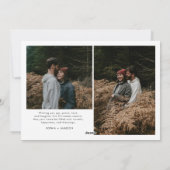 Modern Vrolijk Kerstfeest Trendy foto familie Feestdagenkaart (Achterkant)