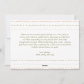 Modern vrolijk kerstjaar in Review 3 Foto Feestdagenkaart (Achterkant)