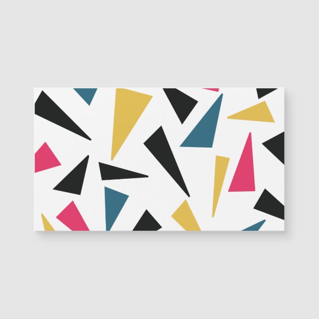Modern, vrolijk, leuk, levendig geometrisch patroo (Voorkant)