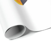 Modern, vrolijk ontwerp van Happy Thanksgiving Cadeaupapier (Rol Hoek)