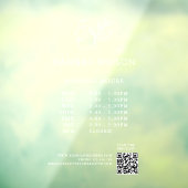 Modern, Vrouw Logo, Openingstijden & QR Code Raamsticker (Vel 3)